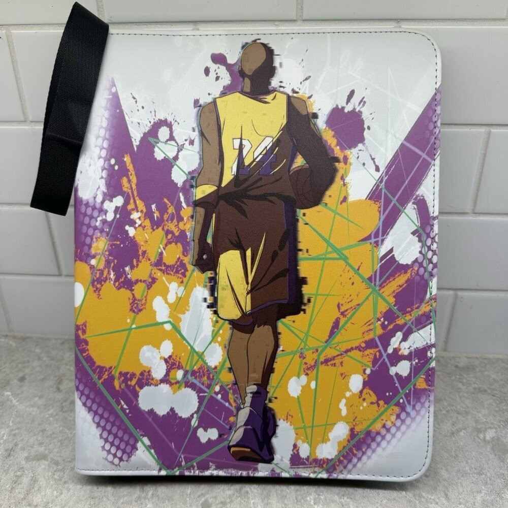 Sports trading cards album binder holds 400 cards. New.